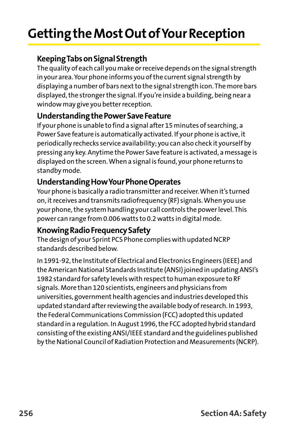 Getting the most out of your, Getting the most out of your reception | Sanyo VI-2300 User Manual | Page 268 / 286