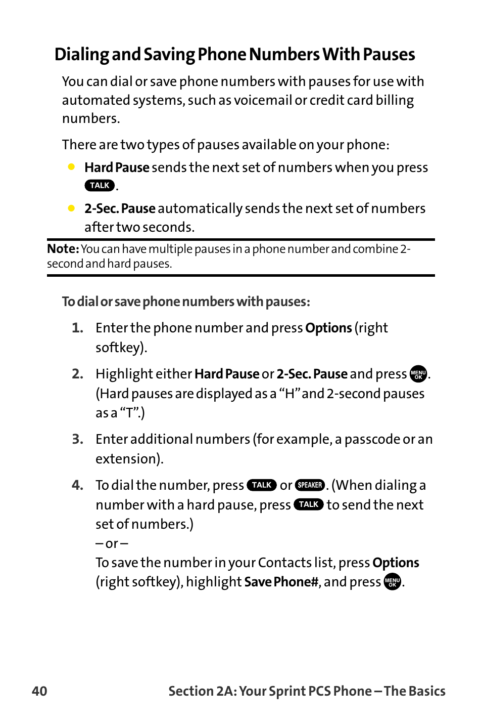 Dialing and saving phone numbers with pauses | Sanyo VI-2300 User Manual | Page 52 / 286