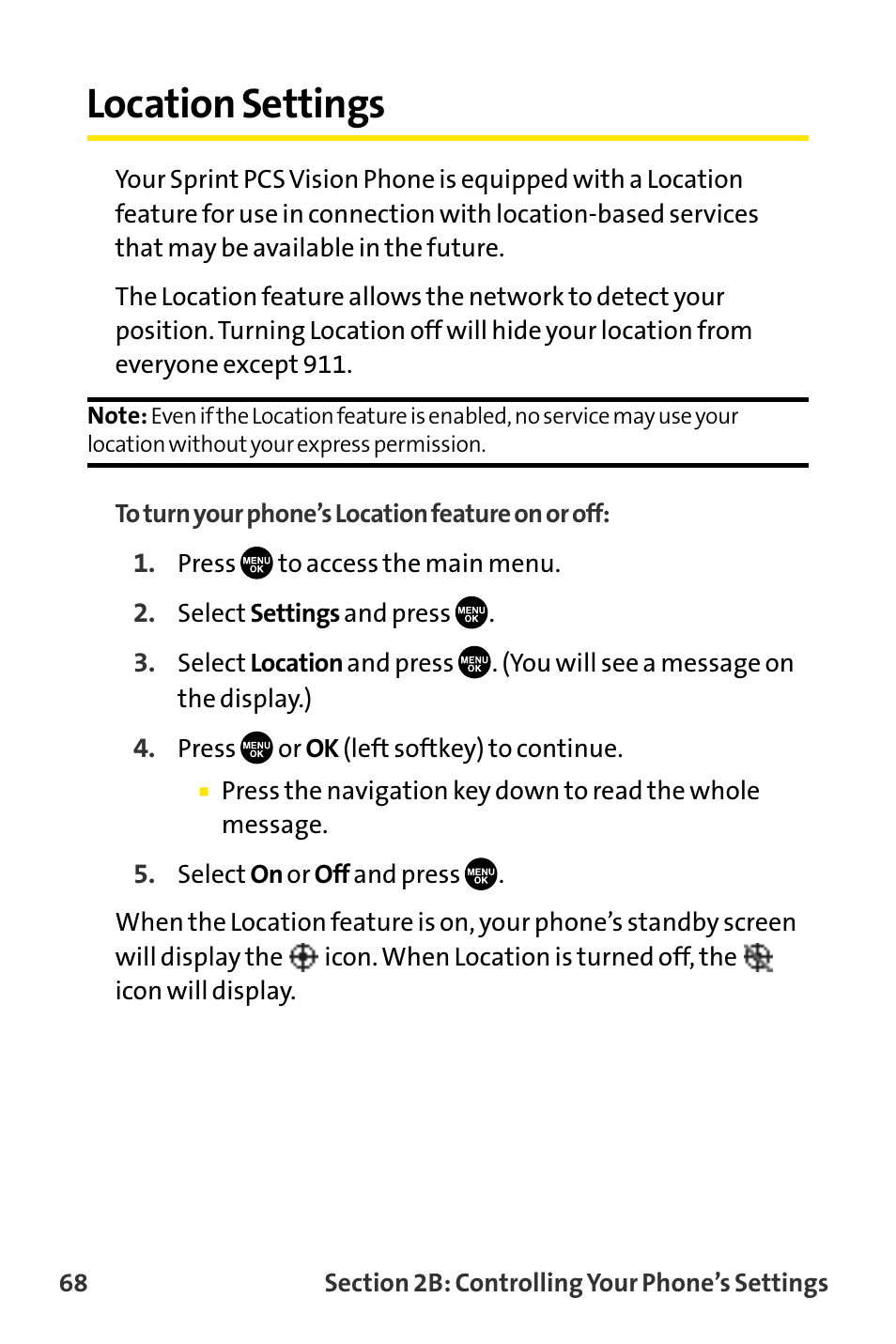 Location settings | Sanyo VI-2300 User Manual | Page 80 / 286