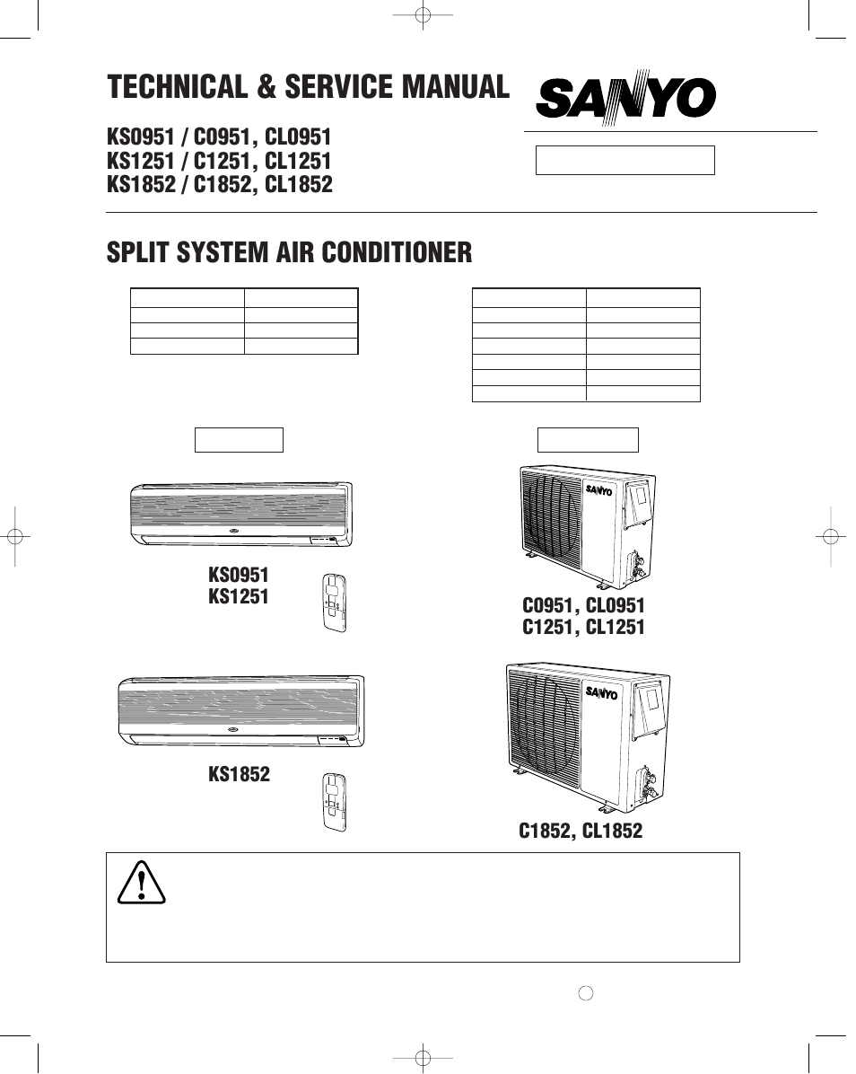 Sanyo C0951 User Manual | 83 pages