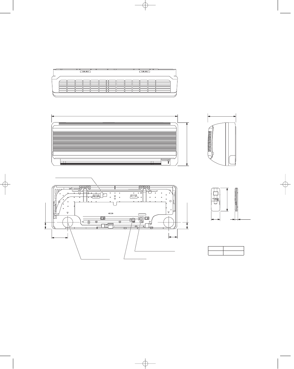 Dimensional data, 1. unit, 1-1. indoor unit | Sanyo C0951 User Manual | Page 16 / 83