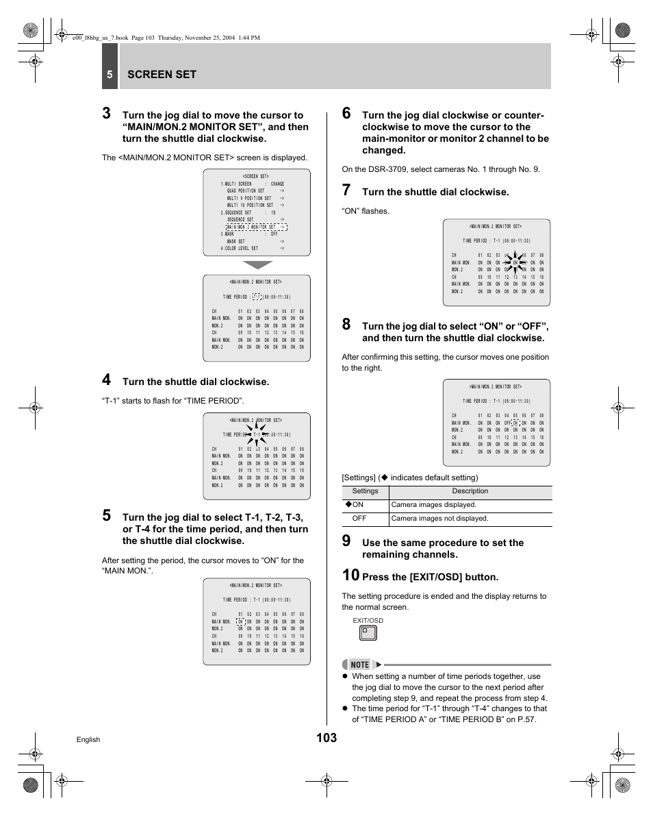 Sanyo DSR-3709 User Manual | Page 104 / 126