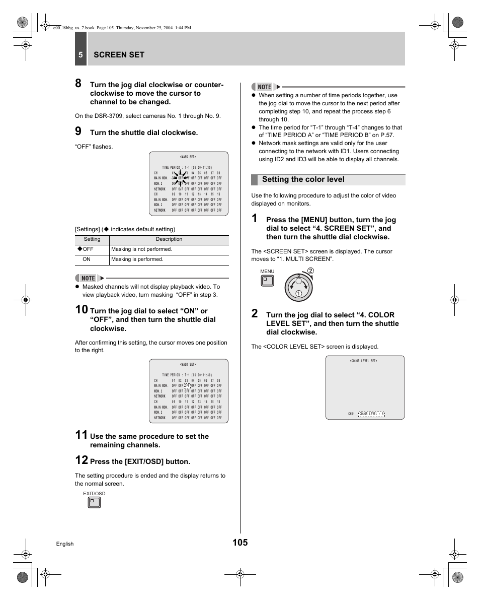 Sanyo DSR-3709 User Manual | Page 106 / 126