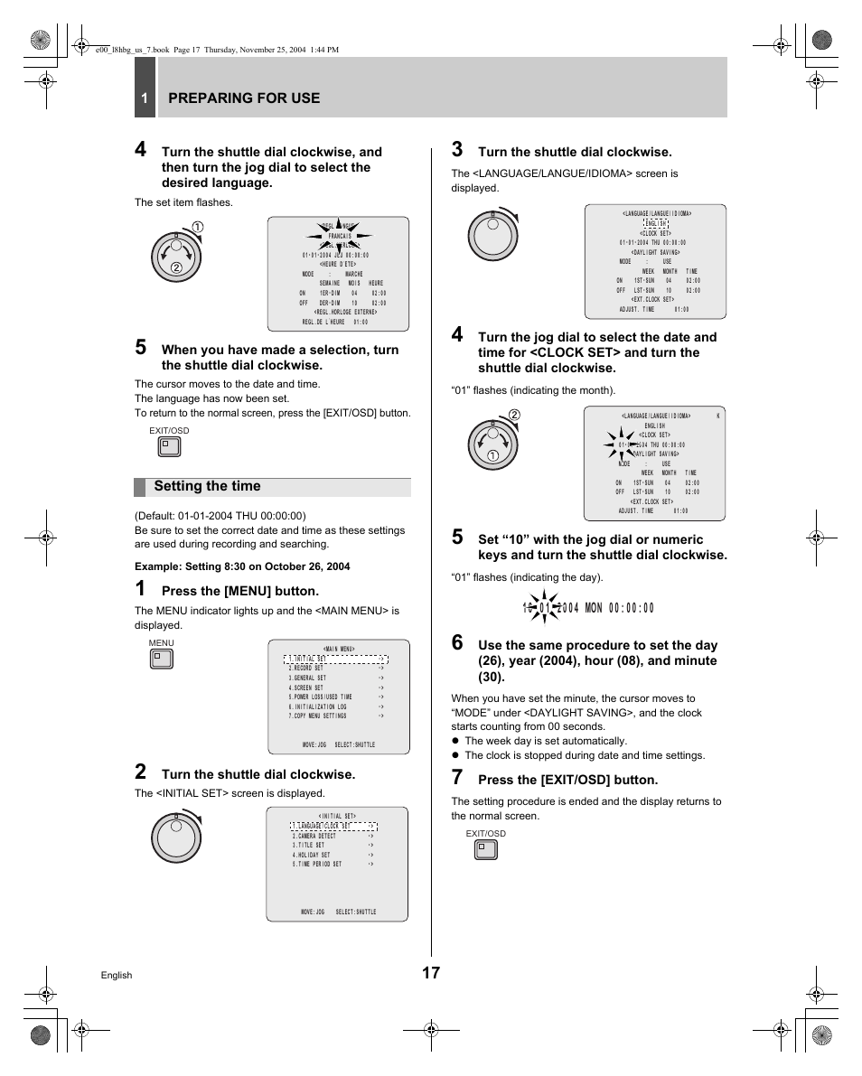 Sanyo DSR-3709 User Manual | Page 18 / 126