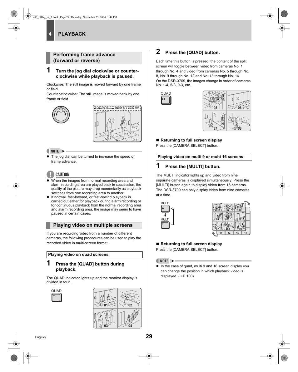 Sanyo DSR-3709 User Manual | Page 30 / 126