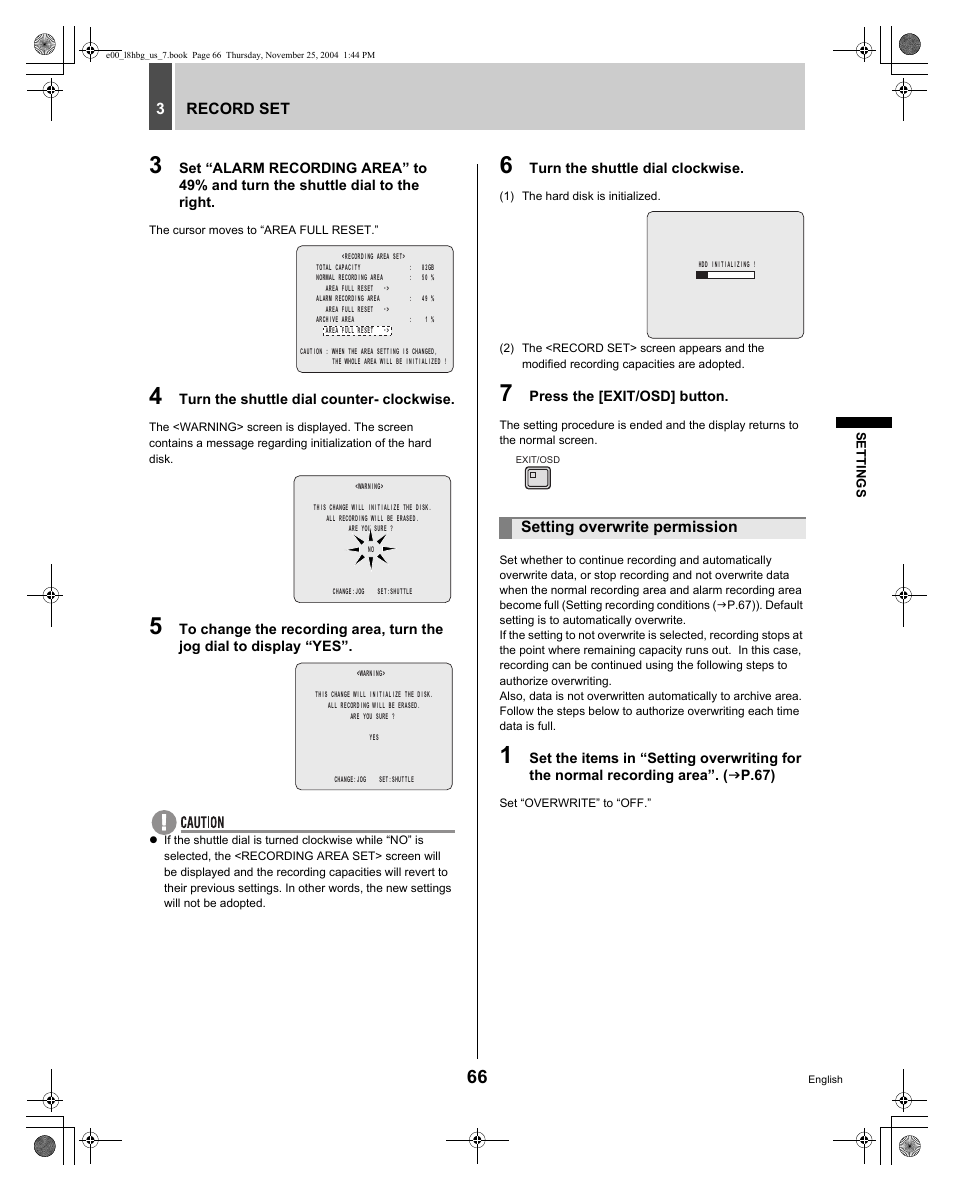 Sanyo DSR-3709 User Manual | Page 67 / 126