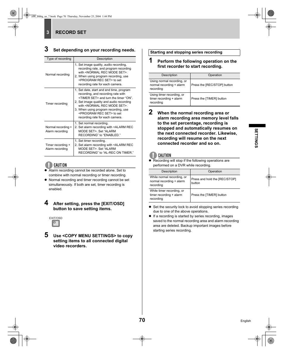 Sanyo DSR-3709 User Manual | Page 71 / 126