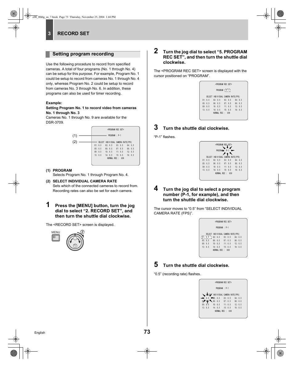 Sanyo DSR-3709 User Manual | Page 74 / 126