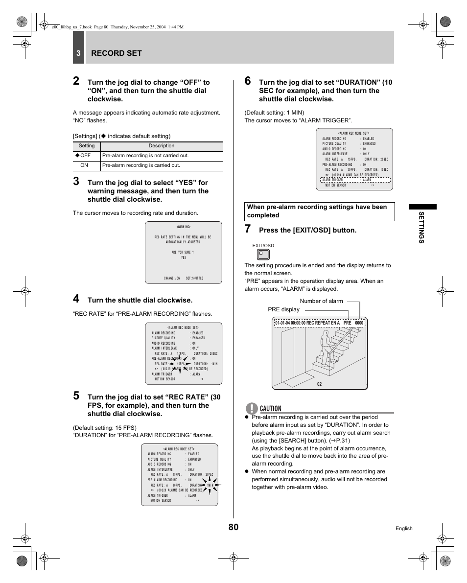 Sanyo DSR-3709 User Manual | Page 81 / 126