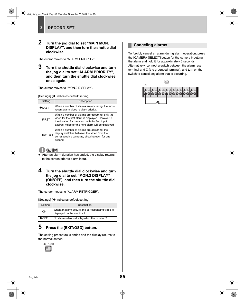Sanyo DSR-3709 User Manual | Page 86 / 126
