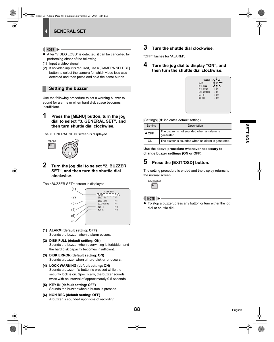 Sanyo DSR-3709 User Manual | Page 89 / 126