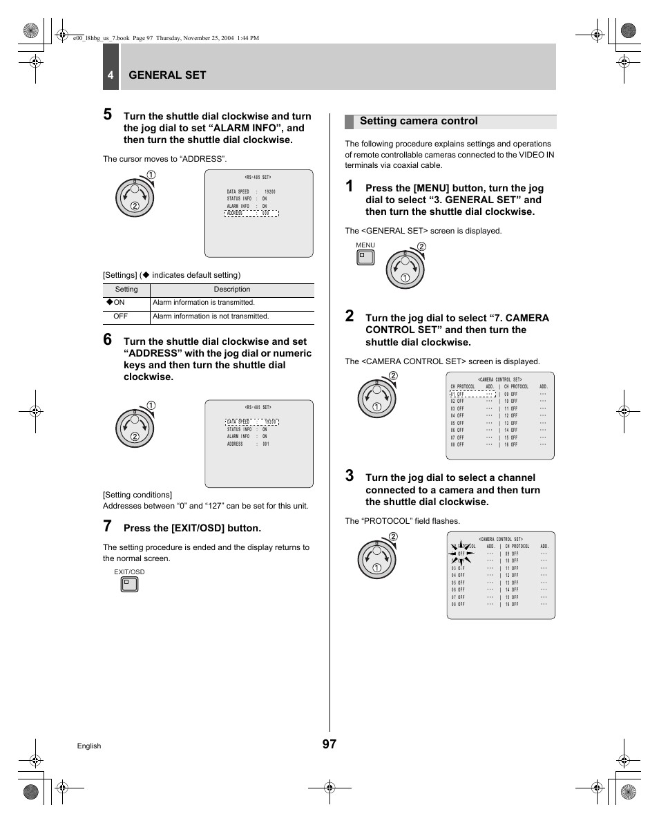Sanyo DSR-3709 User Manual | Page 98 / 126