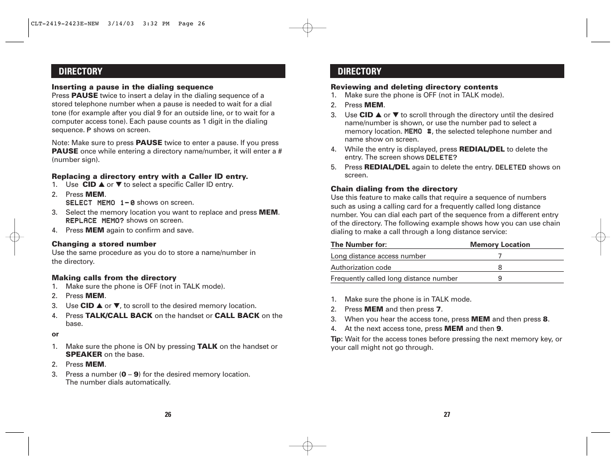 Sanyo CLT-2419 User Manual | Page 14 / 20