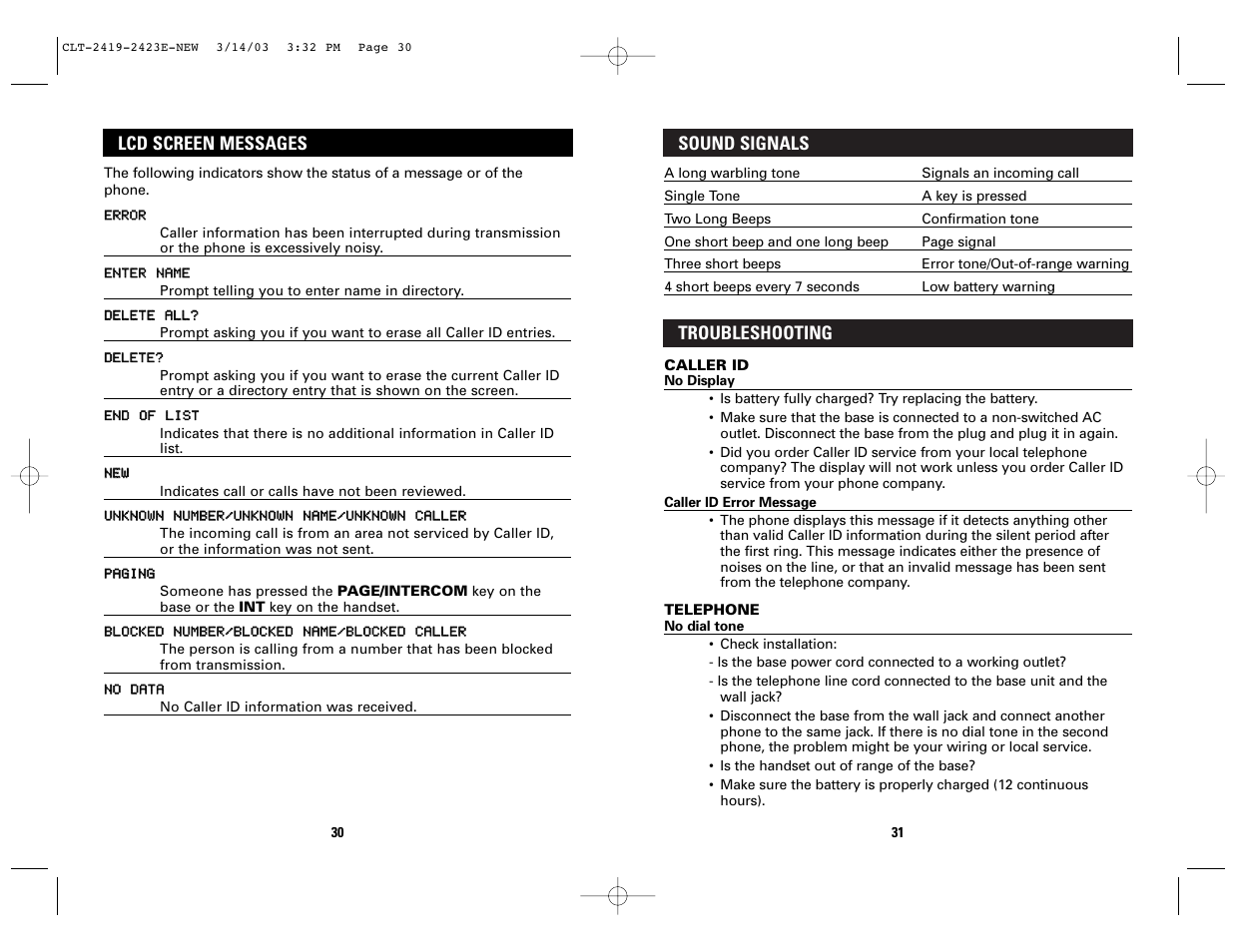 Sanyo CLT-2419 User Manual | Page 16 / 20