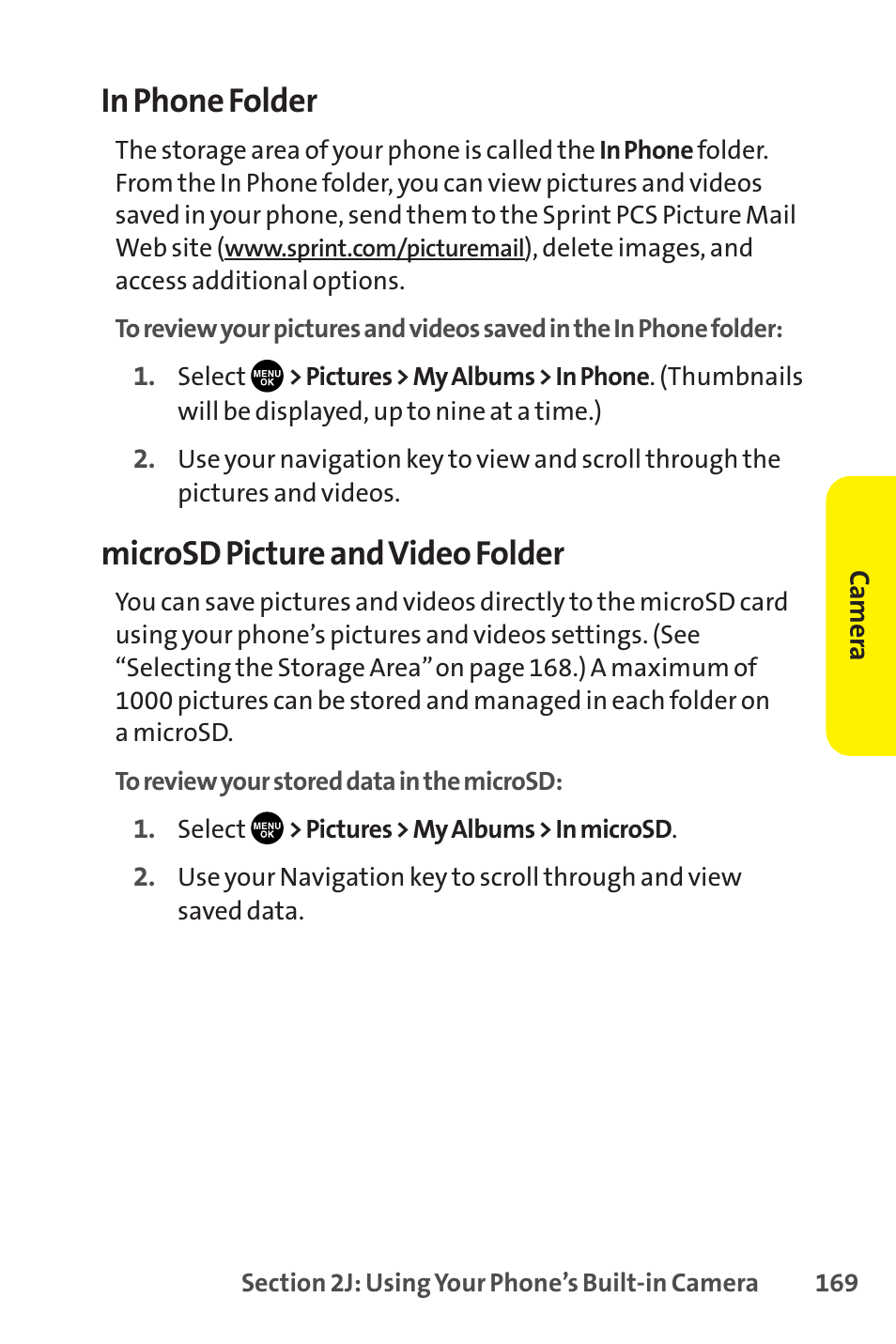 Microsd picture and video folder | Sanyo SCP-8400 User Manual | Page 185 / 282