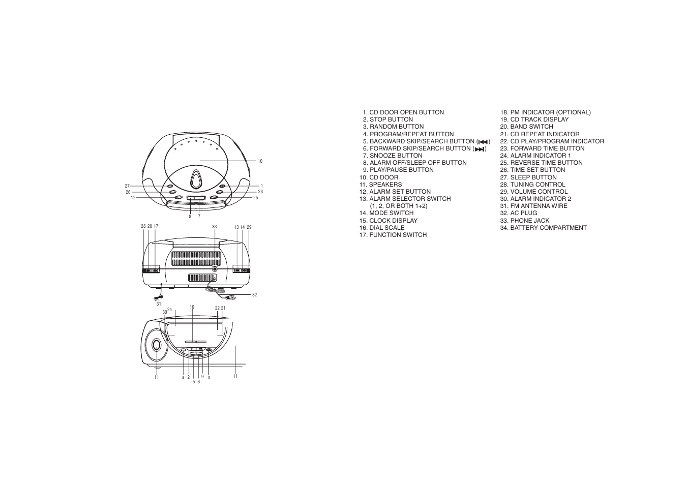 Sanyo RM-CD23 User Manual | Page 3 / 8