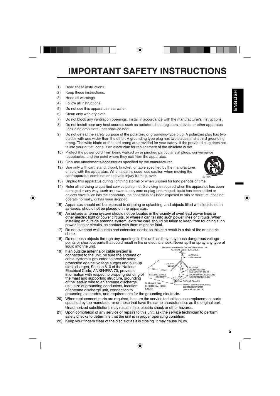 5english | Sanyo DP32671 User Manual | Page 5 / 41