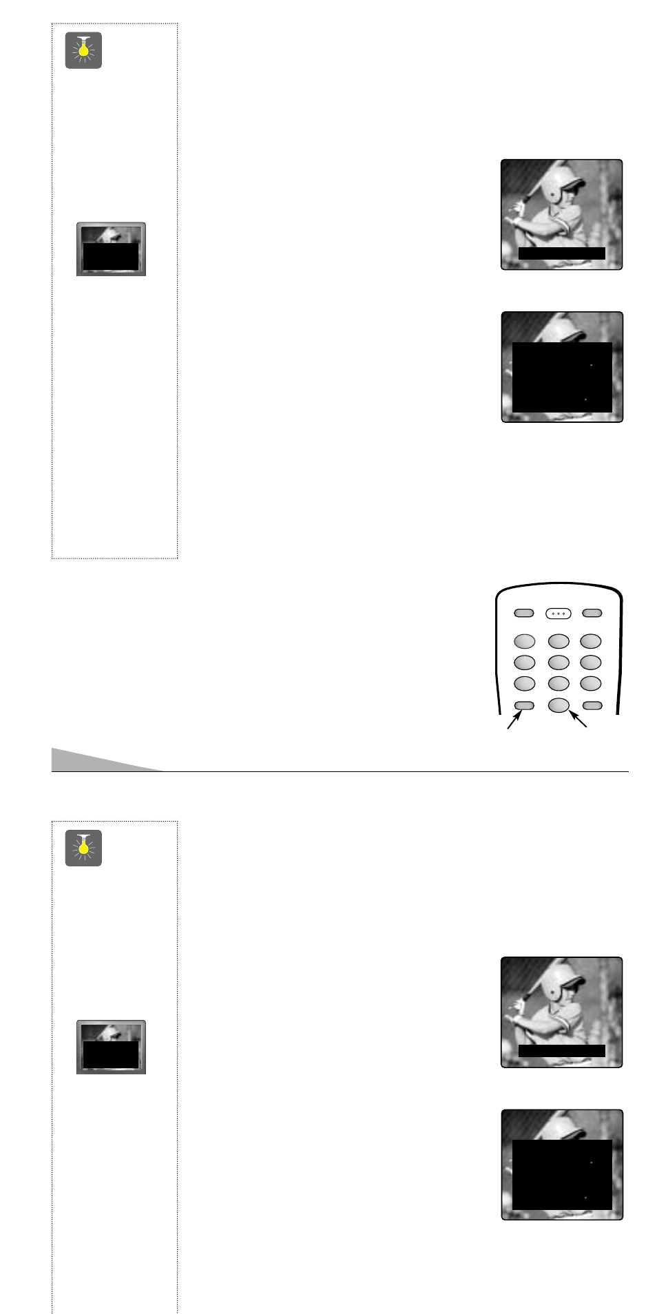 Sous-titrage invisible (cc), Conseils | Sanyo AVM-2550S User Manual | Page 26 / 48