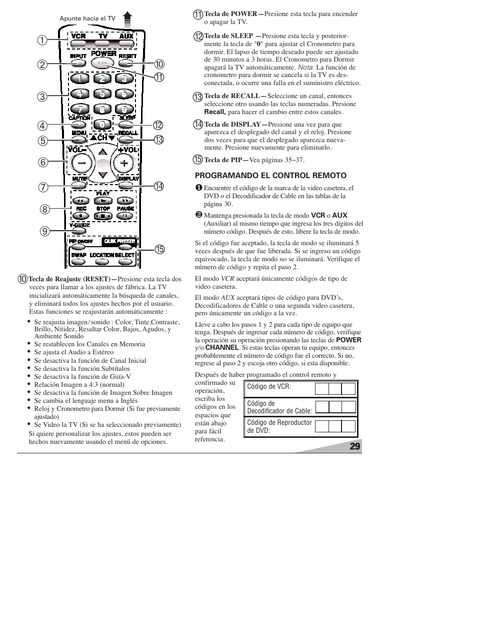 Sanyo DS27820 User Manual | Page 29 / 64