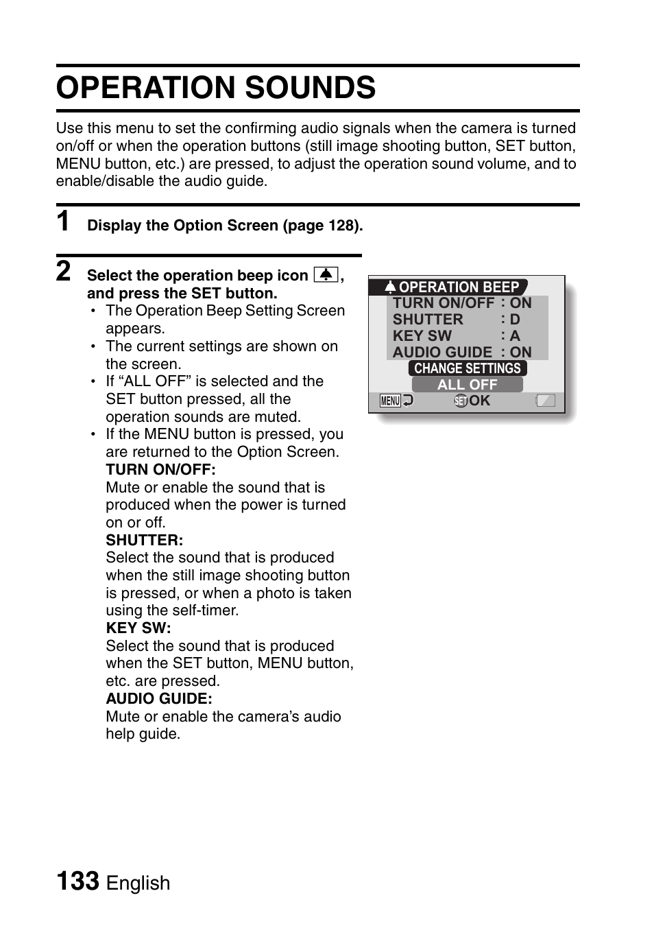 Operation sounds, English | Sanyo Xacti VPC-HD2 User Manual | Page 147 / 227