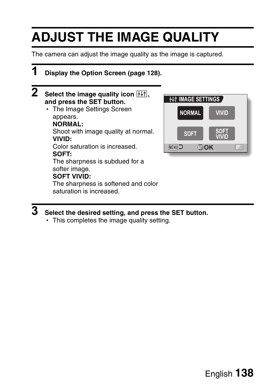 Adjust the image quality | Sanyo Xacti VPC-HD2 User Manual | Page 152 / 227