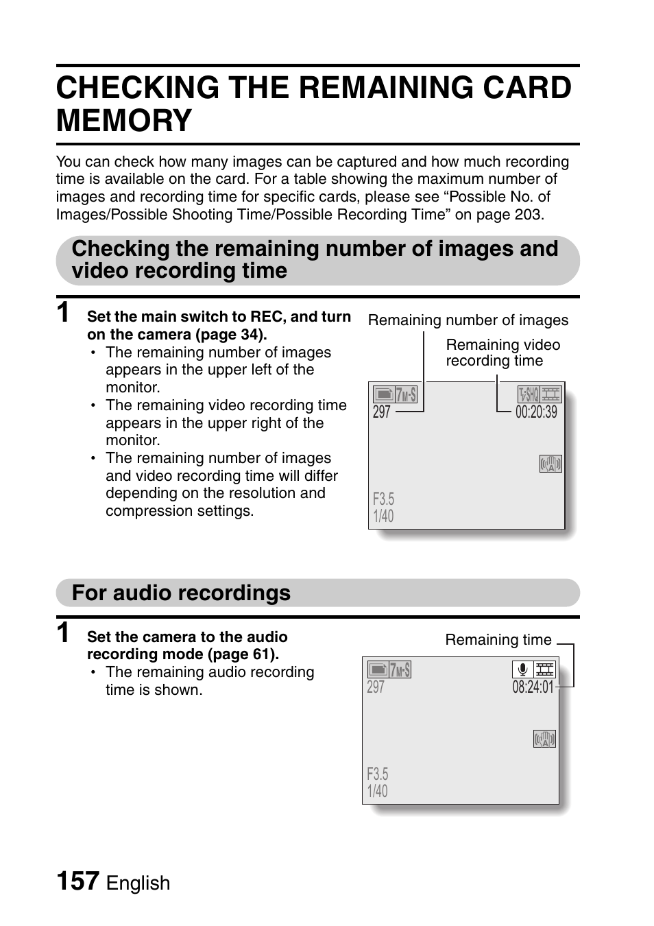For audio recordings | Sanyo Xacti VPC-HD2 User Manual | Page 171 / 227