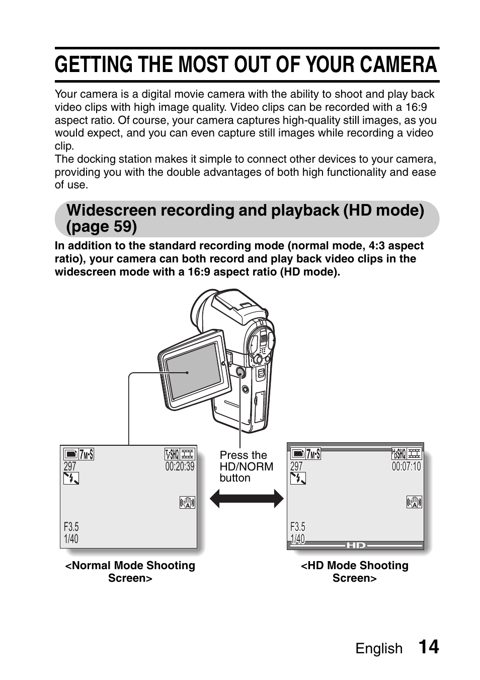 Getting the most out of your camera | Sanyo Xacti VPC-HD2 User Manual | Page 28 / 227