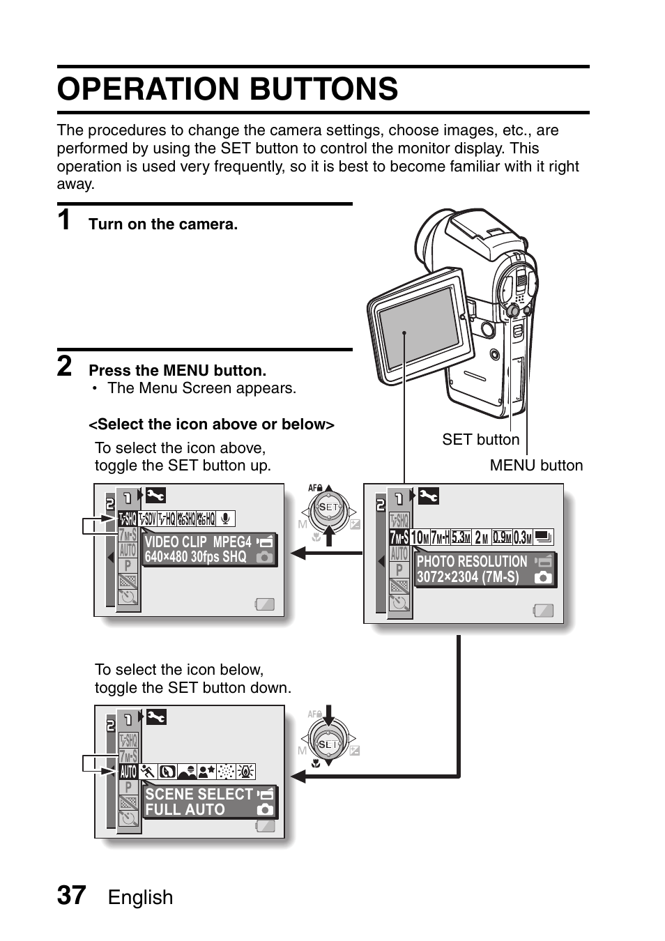 Operation buttons | Sanyo Xacti VPC-HD2 User Manual | Page 51 / 227