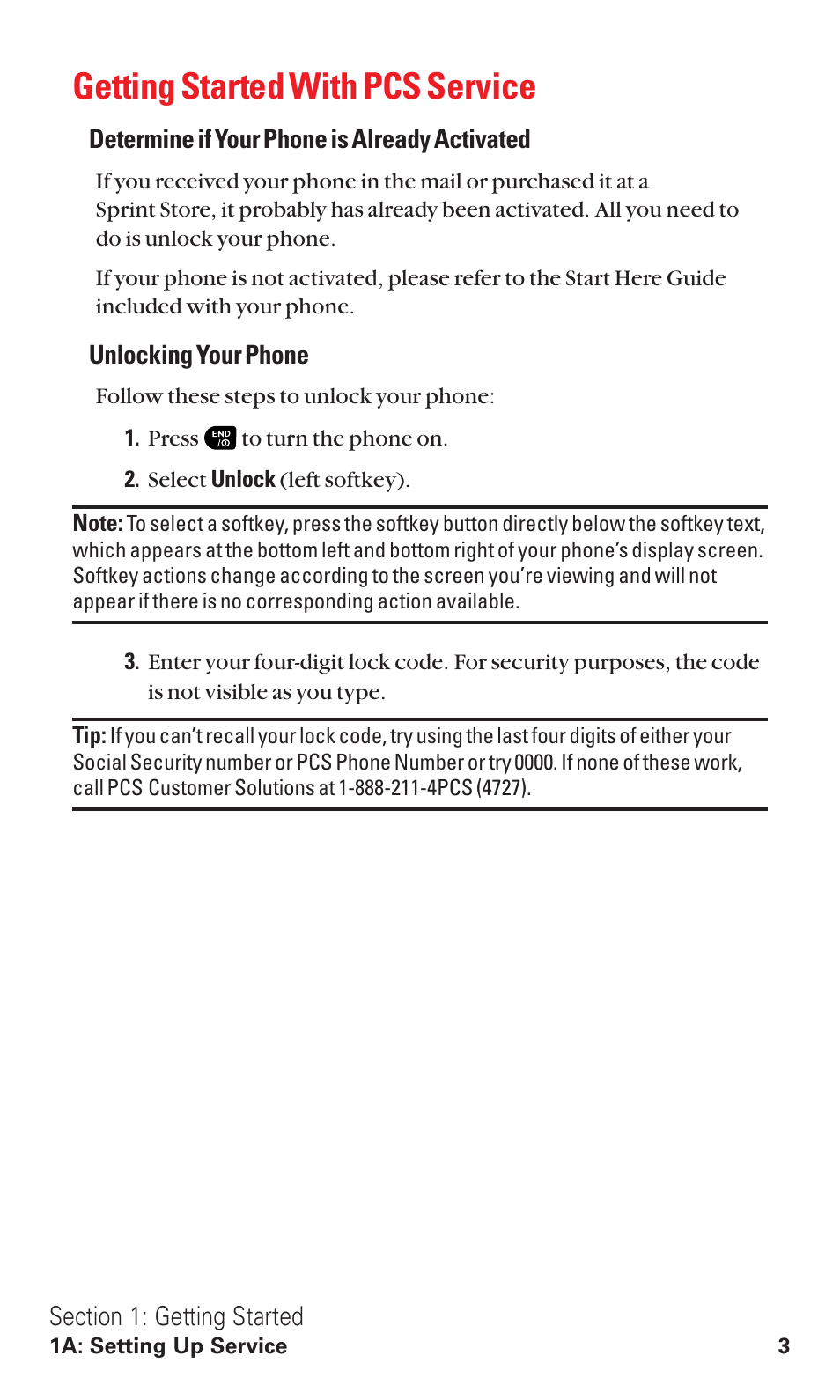 Getting started with pcs service | Sanyo VM4500 User Manual | Page 15 / 244