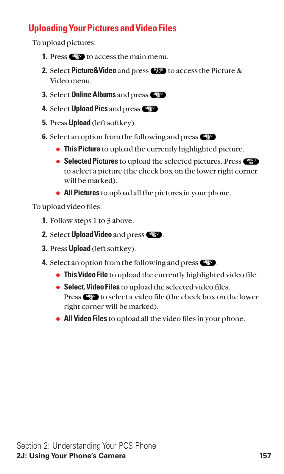 Uploading your pictures and video files | Sanyo VM4500 User Manual | Page 169 / 244