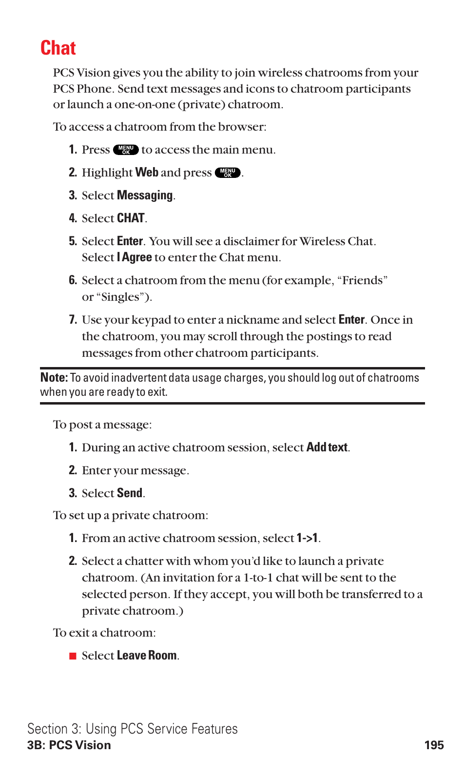 Chat | Sanyo VM4500 User Manual | Page 207 / 244