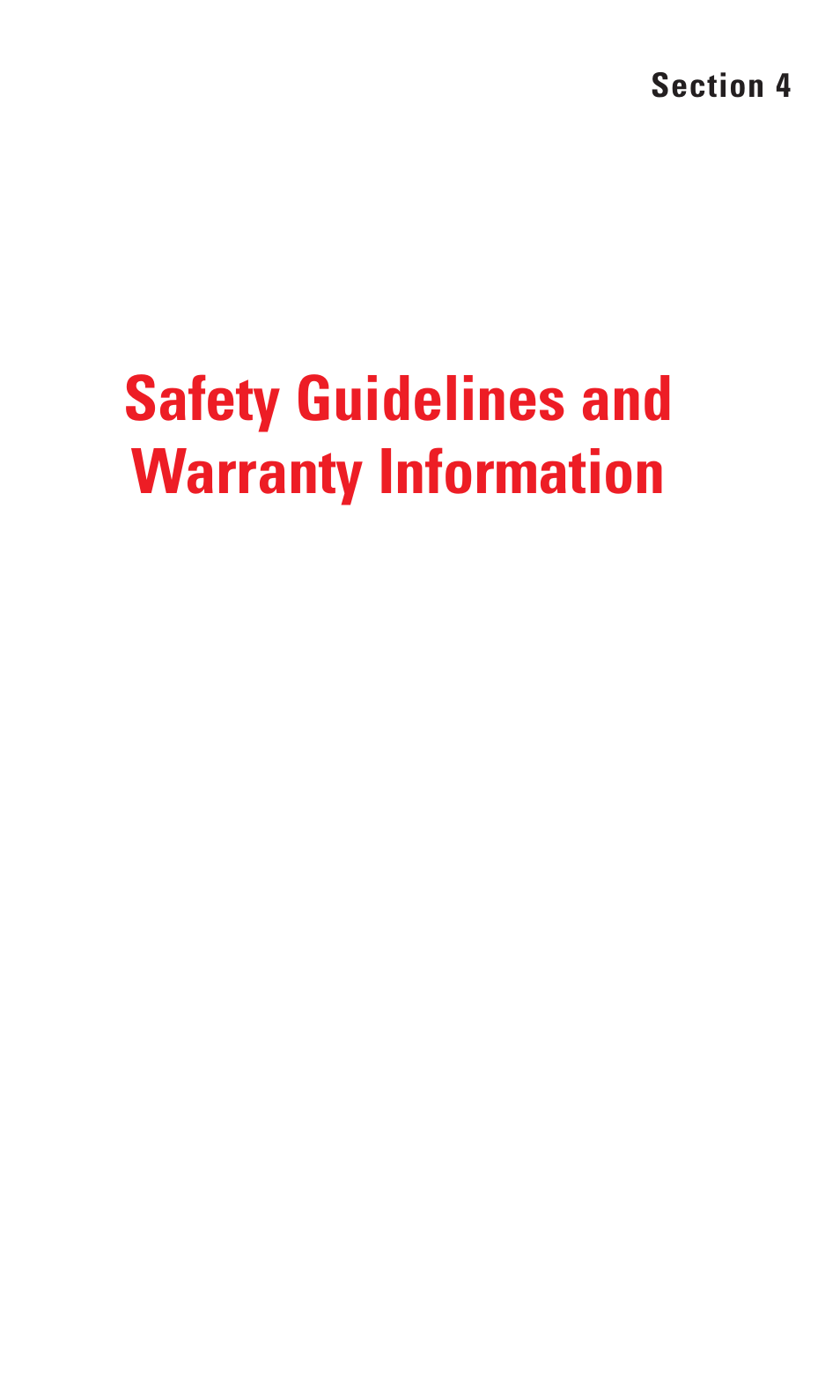 Safety guidelines and warranty information | Sanyo VM4500 User Manual | Page 226 / 244