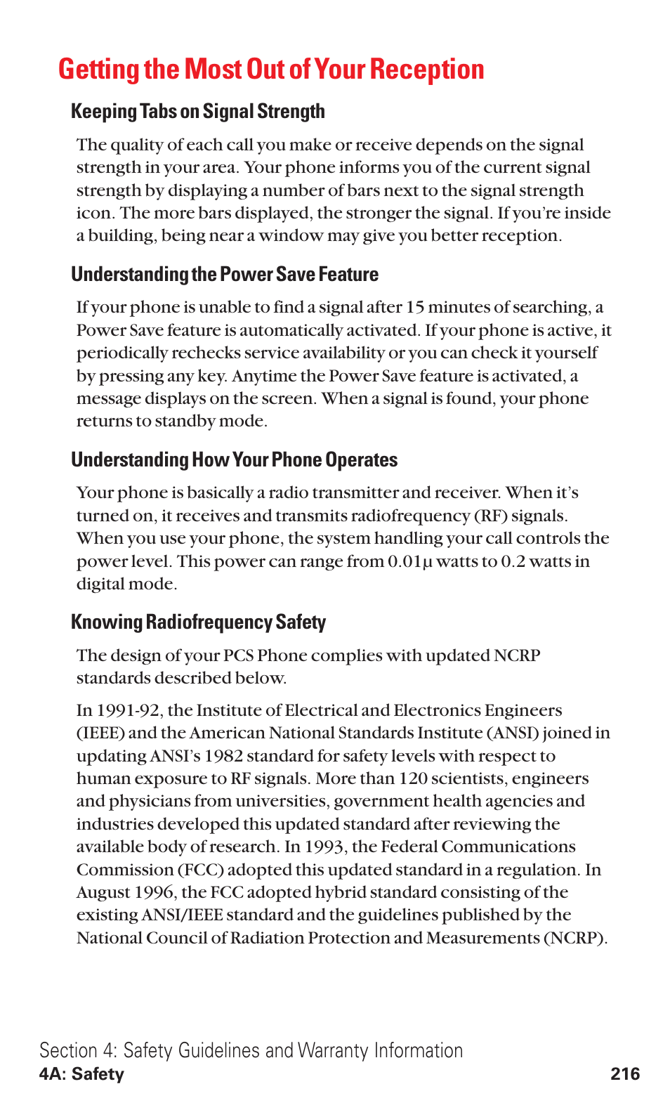 Getting the most out of your reception | Sanyo VM4500 User Manual | Page 228 / 244
