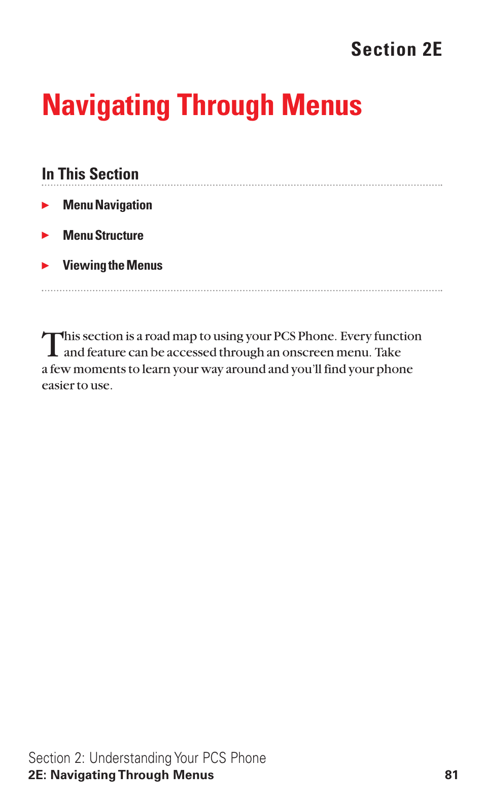 2e. navigating through menus, Navigating through menus | Sanyo VM4500 User Manual | Page 93 / 244