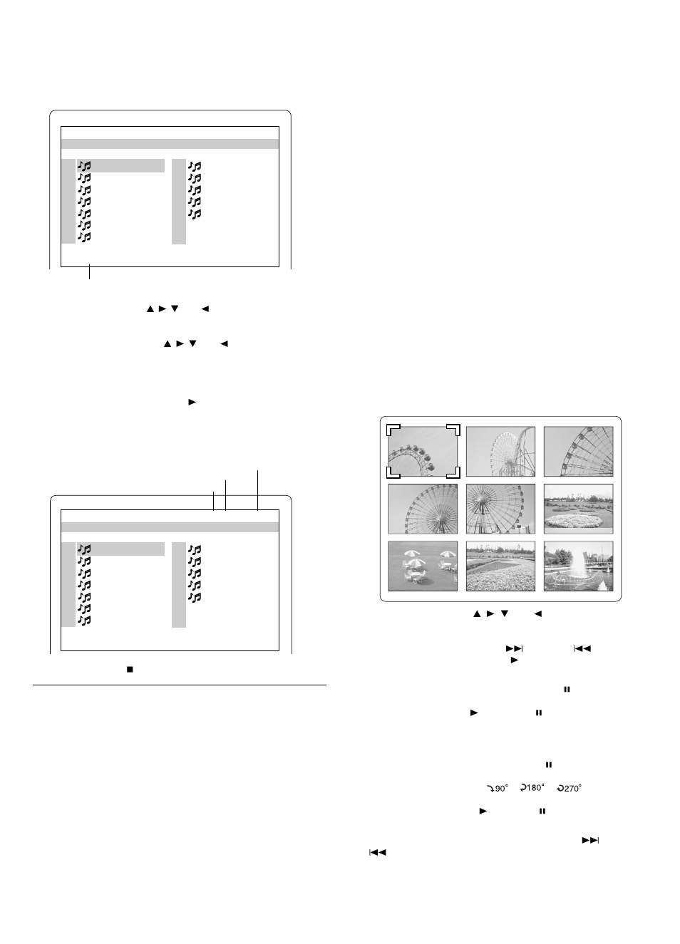 Cd-betrieb mit bilddateien | Sanyo RB-SL25 User Manual | Page 26 / 108
