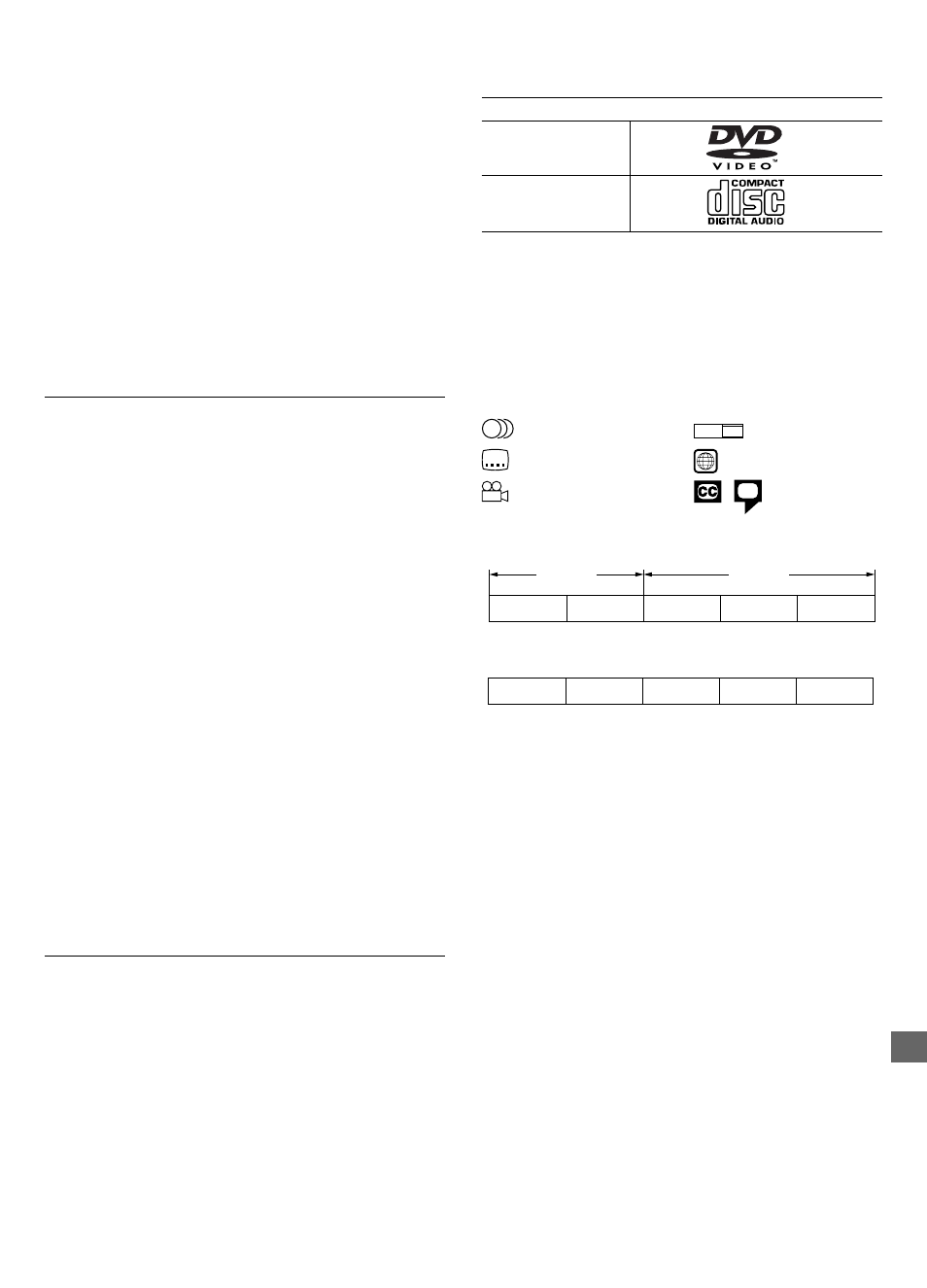 Raccordements, Disques lisibles | Sanyo RB-SL25 User Manual | Page 33 / 108