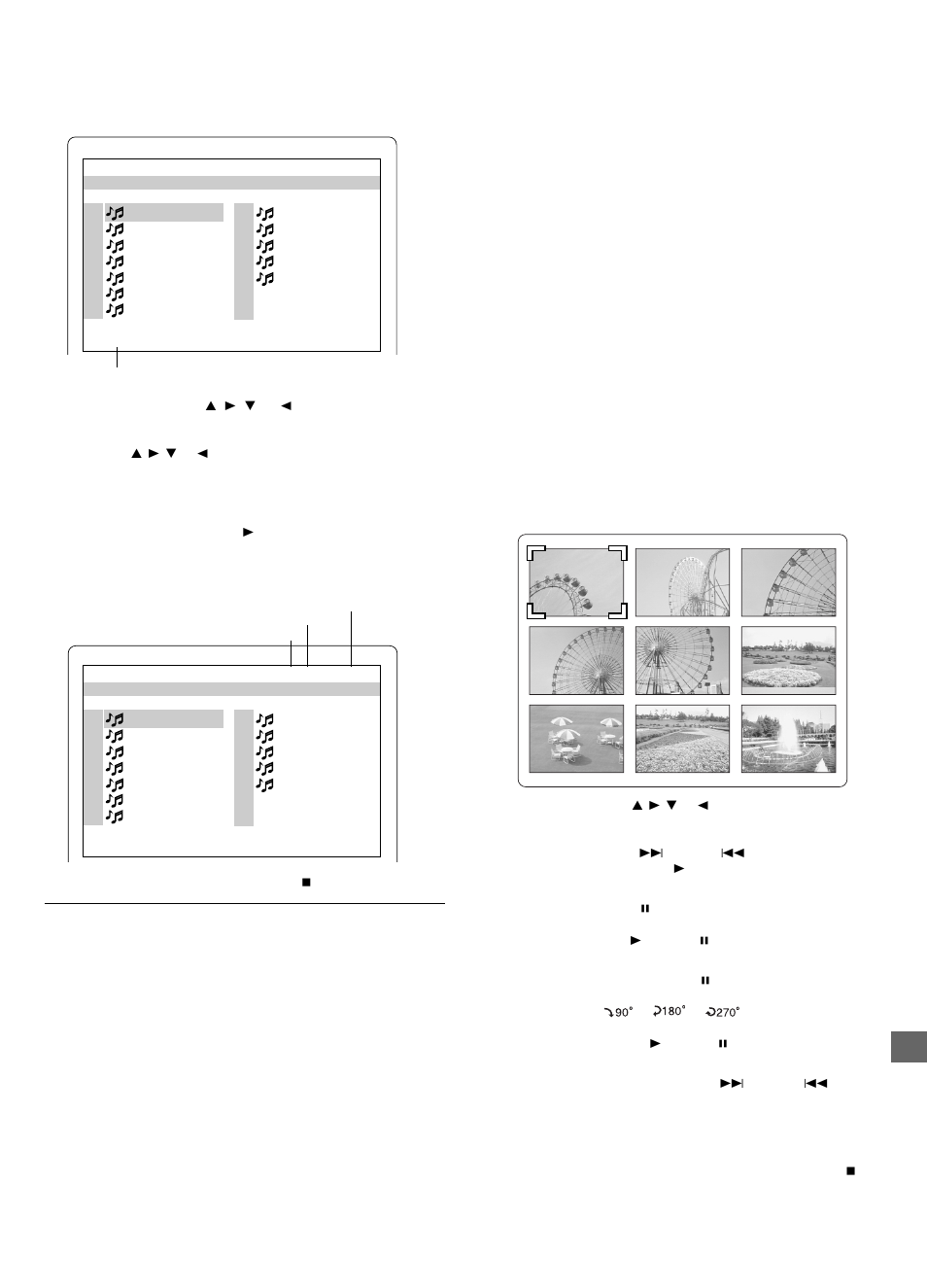 Utilisation des cd photos | Sanyo RB-SL25 User Manual | Page 39 / 108