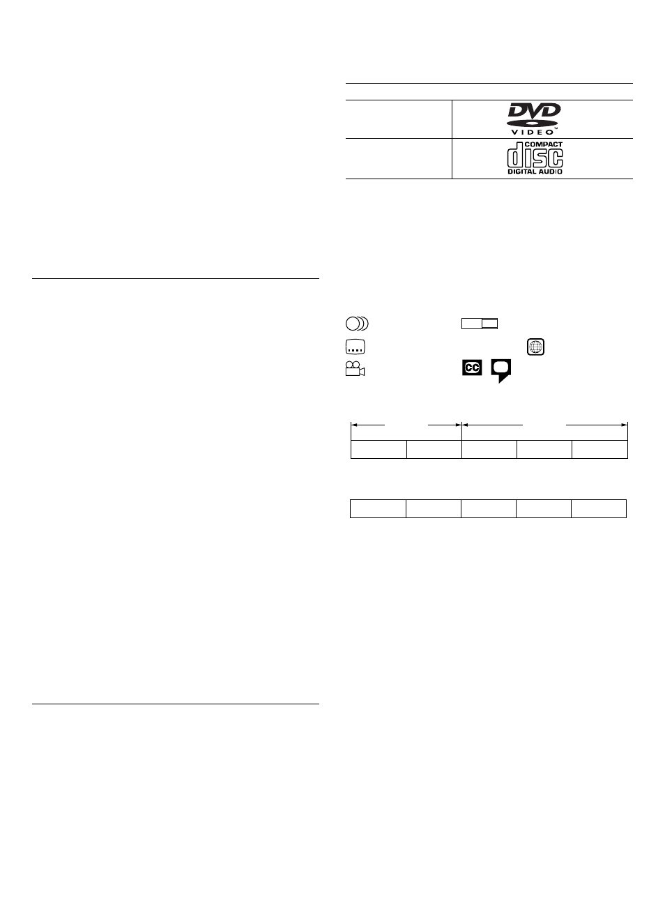 Aansluitingen, Deze discs kunnen worden weergegeven | Sanyo RB-SL25 User Manual | Page 46 / 108