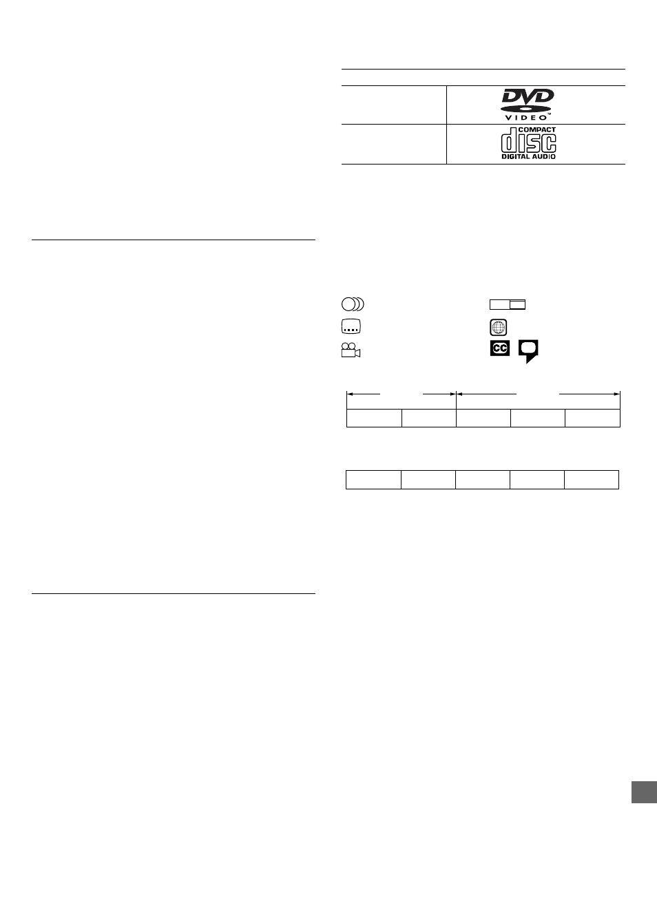 Spelbara skivor, Anslutningar | Sanyo RB-SL25 User Manual | Page 59 / 108