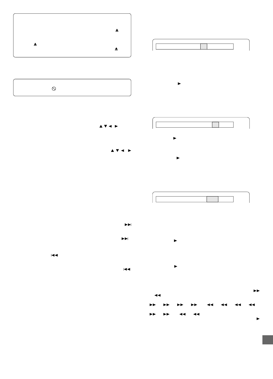 Funzioni varie di riproduzione | Sanyo RB-SL25 User Manual | Page 73 / 108