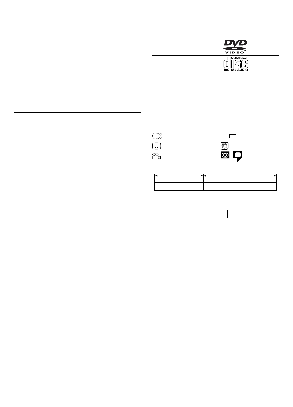 Ligações, Discos que podem ser utilizados | Sanyo RB-SL25 User Manual | Page 96 / 108