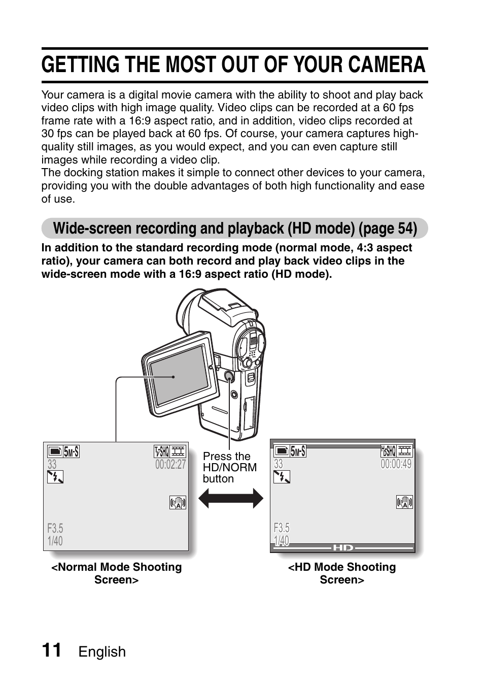 Getting the most out of your camera | Sanyo VPC-HD1E User Manual | Page 17 / 200