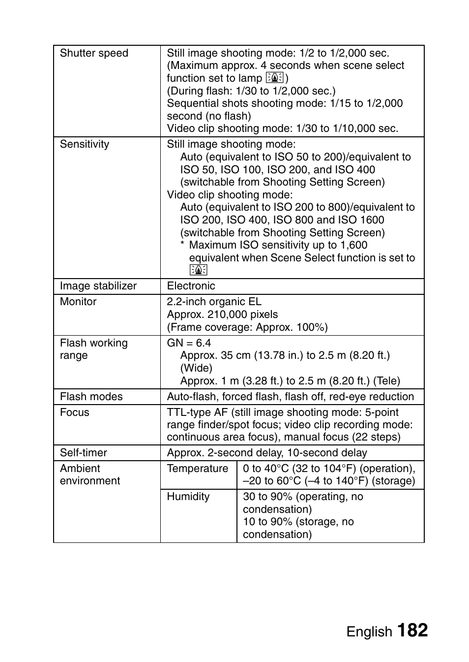 English | Sanyo VPC-HD1E User Manual | Page 188 / 200