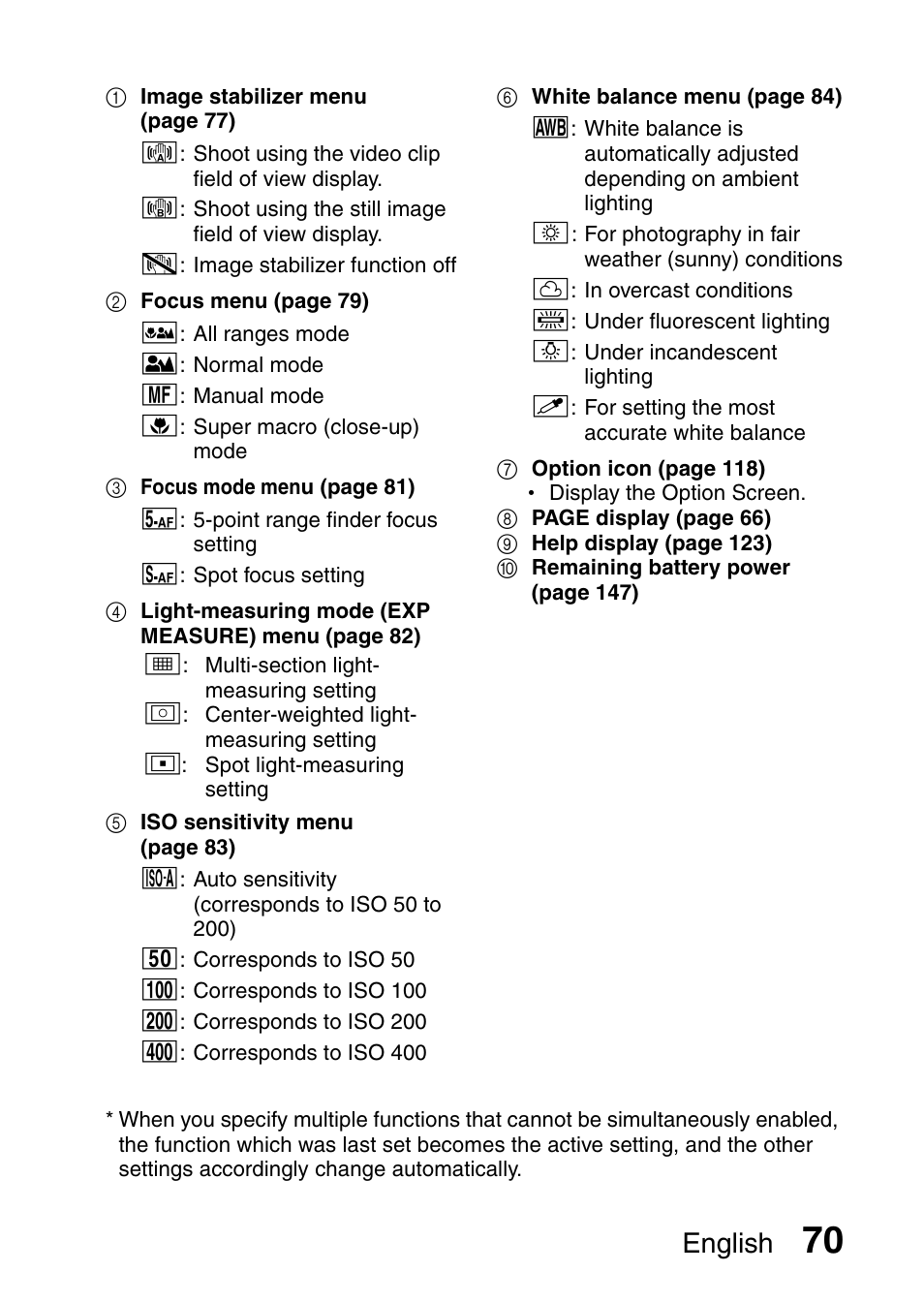 English | Sanyo VPC-HD1E User Manual | Page 76 / 200