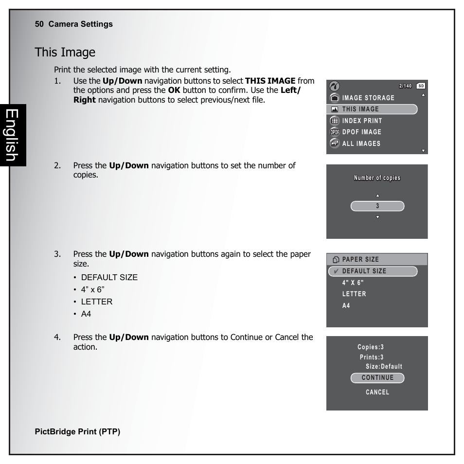 This image, English | Sanyo VPC-E890 User Manual | Page 66 / 73