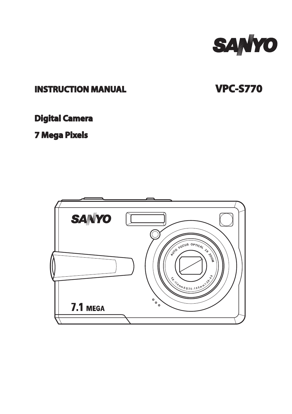 Sanyo VPC S770 User Manual | 63 pages