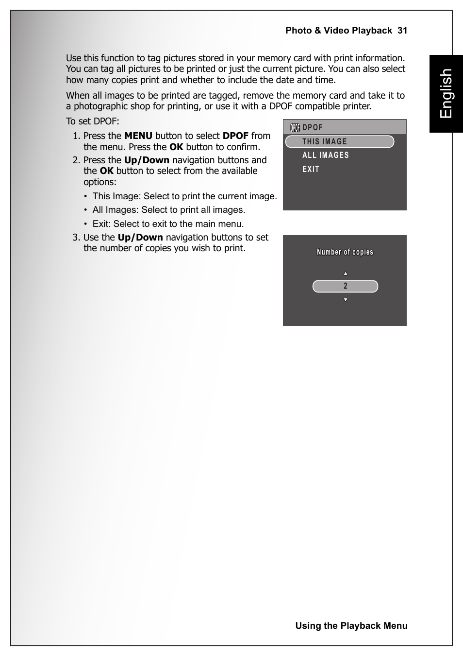 English | Sanyo VPC S770 User Manual | Page 45 / 63