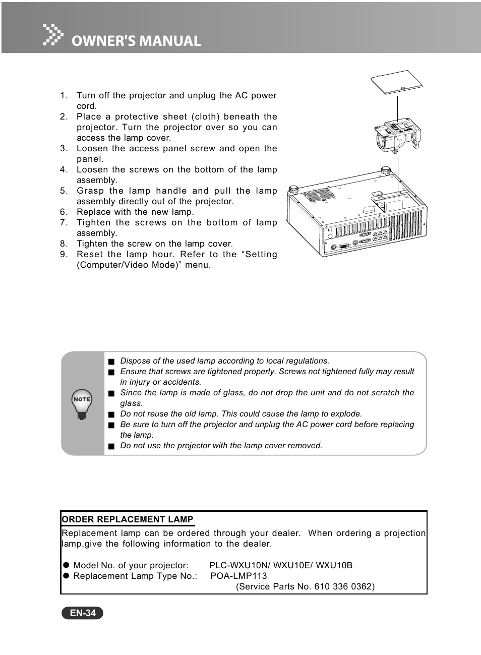 Sanyo PCL-WXU10B User Manual | Page 35 / 42