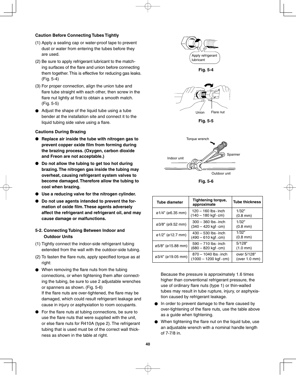 Sanyo ECO R410A User Manual | Page 40 / 48