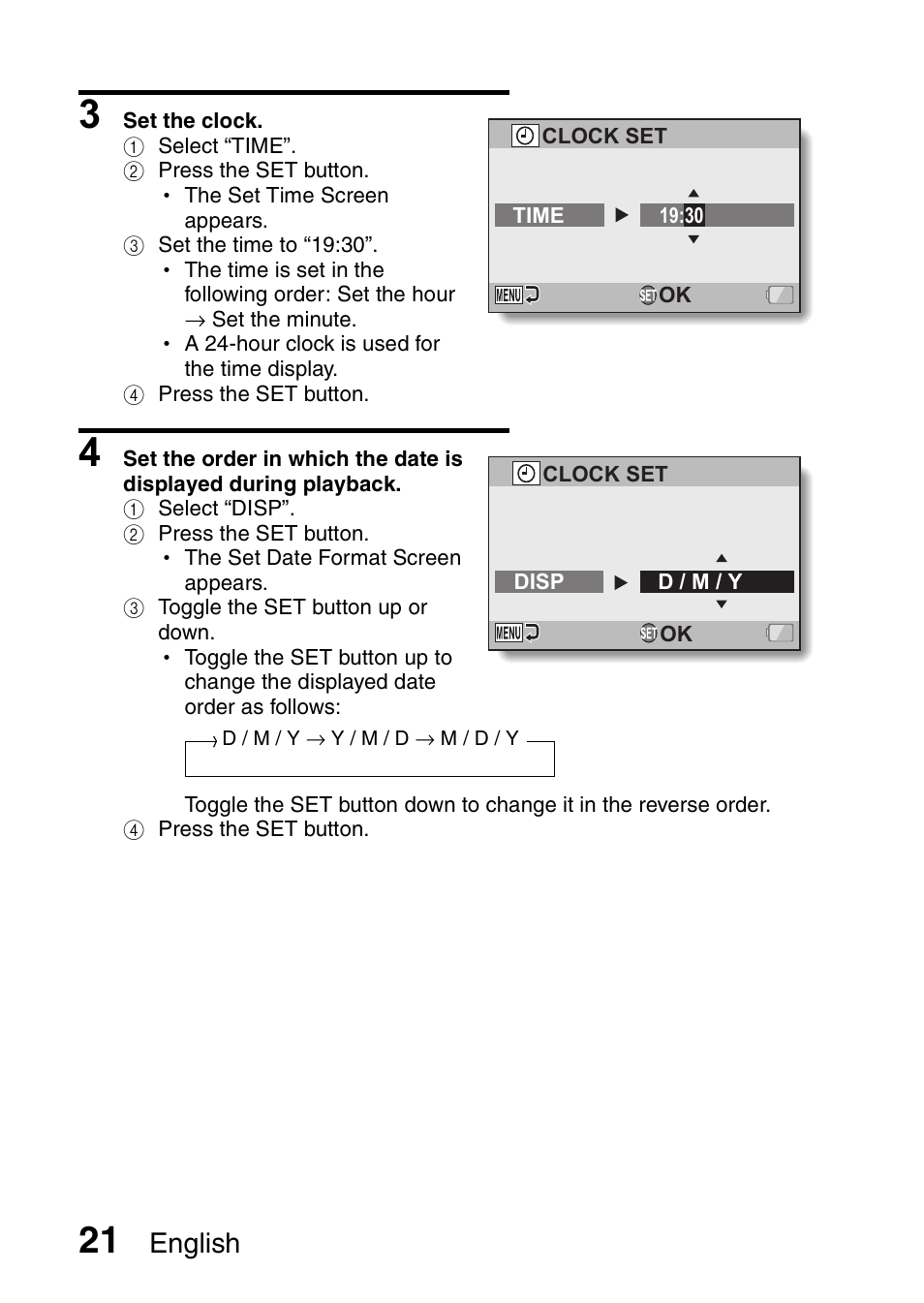 English | Sanyo VPC-CG20 User Manual | Page 30 / 75